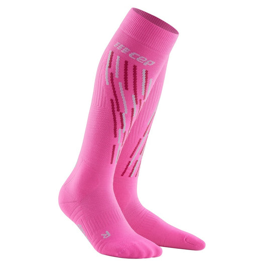 CEP Ski Thermo Sokken Dames - Pink Flash Pink