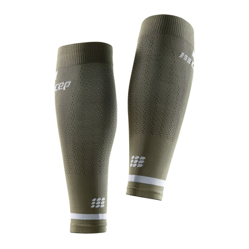 CEP The Run 4.0 Calf Sleeves Compressie - Olive